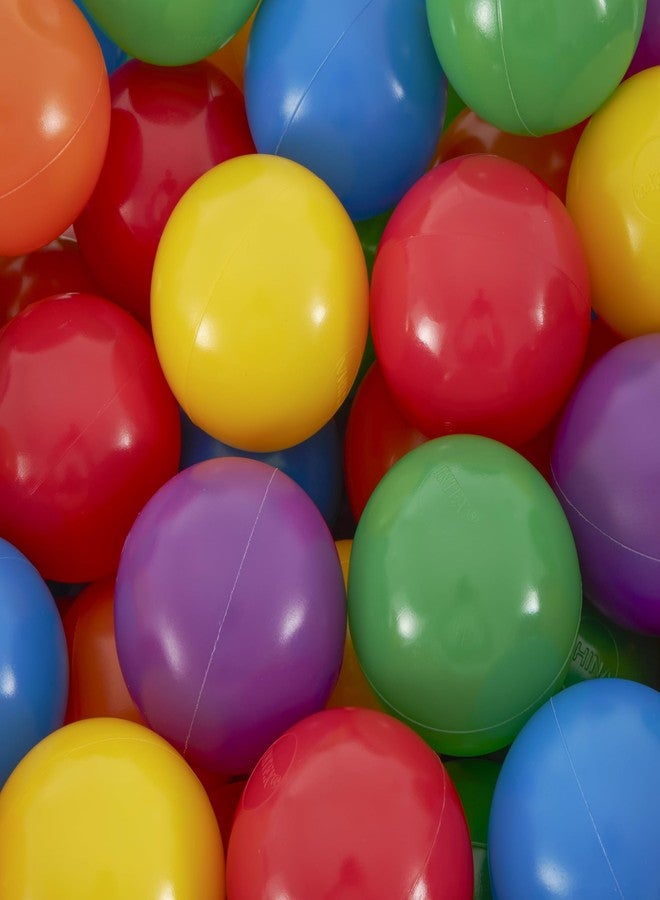 VWretails 50 Pcs Multicolor Soft Plastic Play Balls for Kids Bright & Colorful Play Balls Perfect for Ball pits, Play Centers, Pools, Jump-o-lenes, and Indoor/Outdoor Fun for Kids Aged 2+ - Image 2